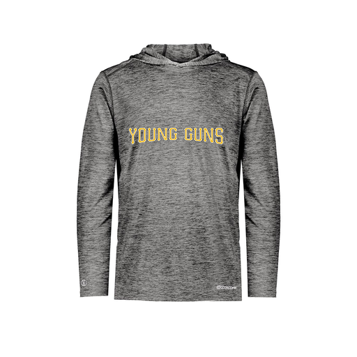 [FOLHCGBK-YS-LOGO3] Decker Youth Charge Hoodie (Youth S, Black, Logo 3)