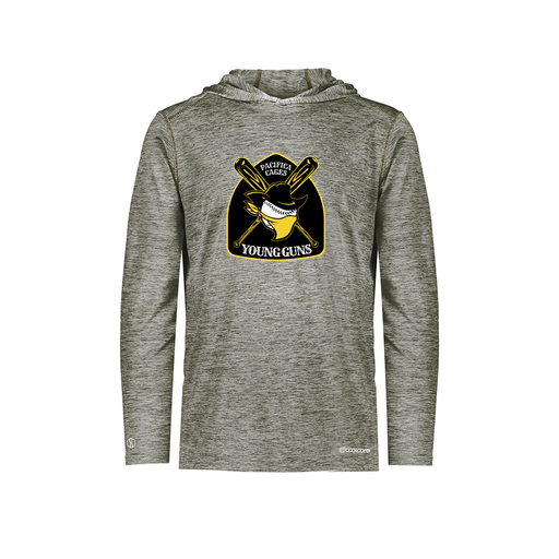 [FOLHCGGY-YS-LOGO1] Decker Youth Charge Hoodie (Youth S, Gray, Logo 1)