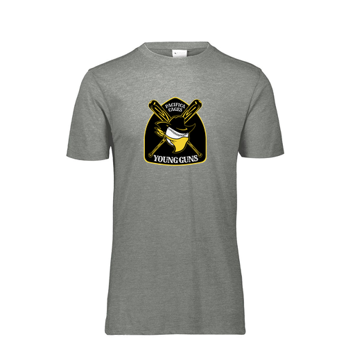 [FTSCUBGY-AS-LOGO1] Decker Men's Tri-Blend T-Shirt - Short Sleeve (Adult S, Gray, Logo 1)