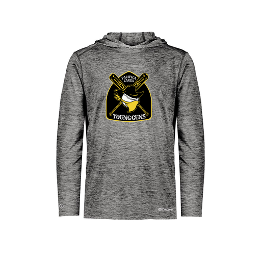 [FOLHCGBK-AS-LOGO1] Decker Men's Charge Hoodie (Adult S, Black, Logo 1)