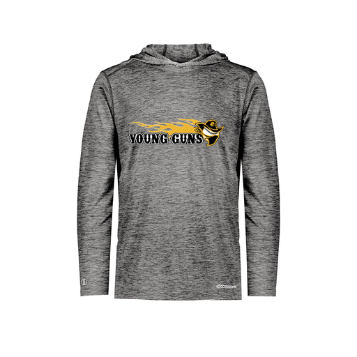 [FOLHCGBK-AS-LOGO2] Decker Men's Charge Hoodie (Adult S, Black, Logo 2)