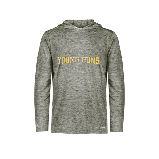 [FOLHCGGY-AS-LOGO3] Decker Men's Charge Hoodie (Adult S, Gray, Logo 3)