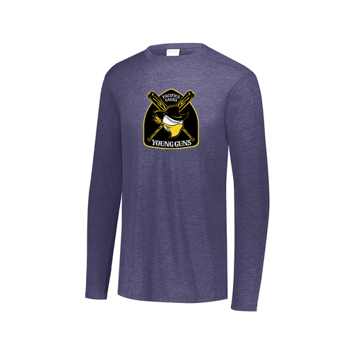 [3075.U22.XS-LOGO1] Men's LS Ultra-blend T-Shirt (Adult XS, Navy, Logo 1)