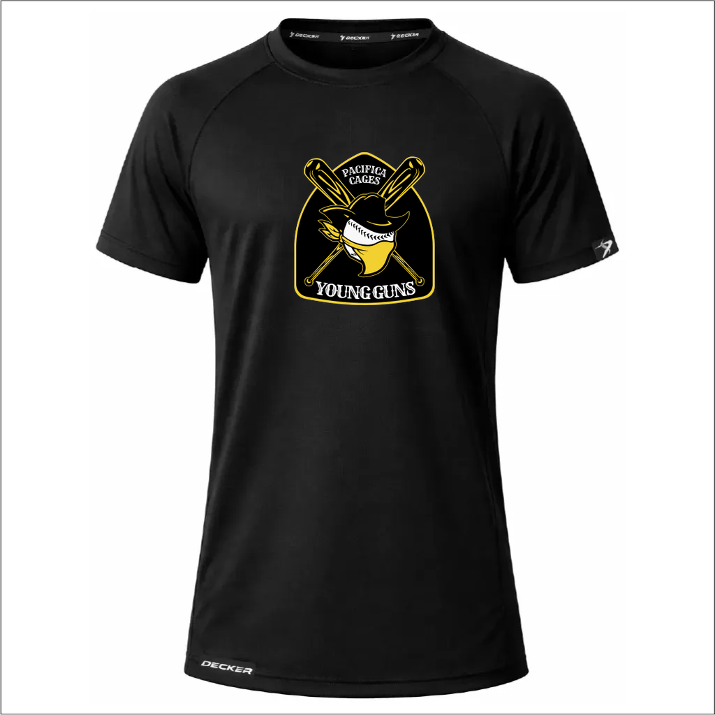 [FTSCPTBK-YXS-LOGO1] NEW Decker Performance T-Shirt (Black, Youth XS, Logo 1)