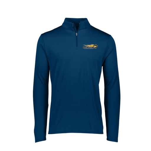[FTLQFLNV-FAXS-LOGO4] Decker Women's Flex-Lite 1/4 Zip Shirt (Female Adult XS, Navy, Logo 4)