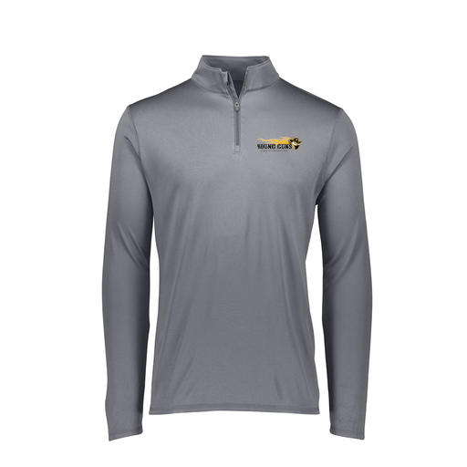 [FTLQFLGY-FAXS-LOGO4] Decker Women's Flex-Lite 1/4 Zip Shirt (Female Adult XS, Gray, Logo 4)