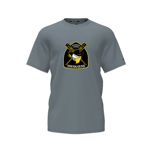 [CUS-DFW-TEES-PER-CNK-SSL-GRY-AS-LOGO1] Decker Adult Performance T-Shirt - Short Sleeve (Gray, Adult S, Logo 1)